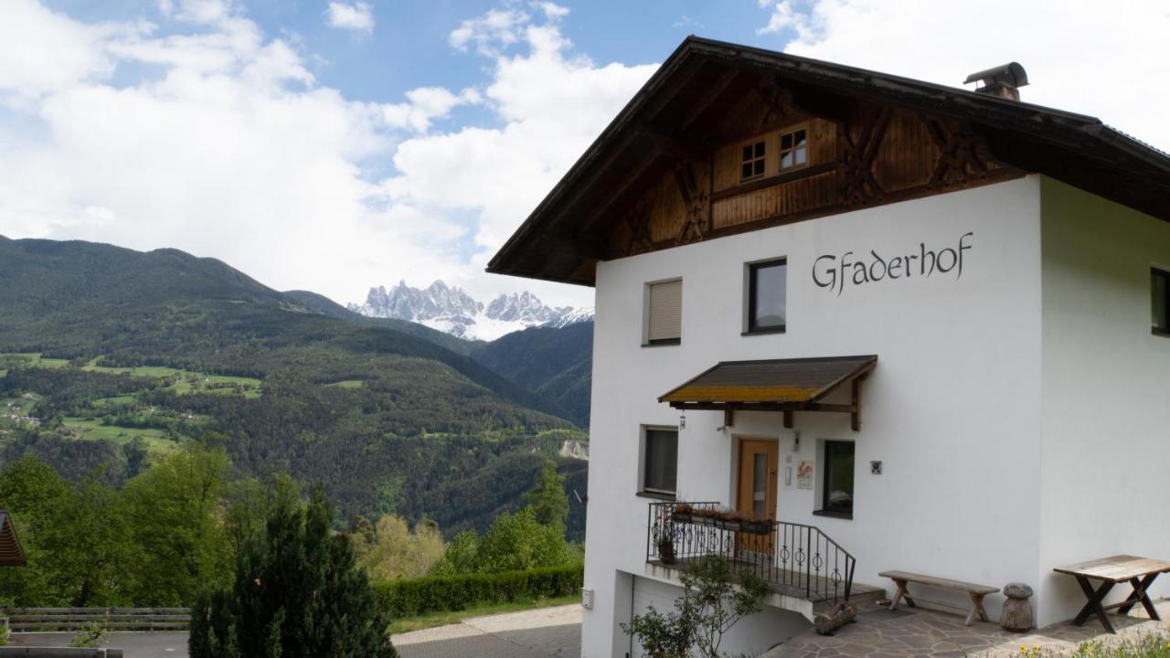 Agriturismo Gfaderhof Brixen Buitenkant foto